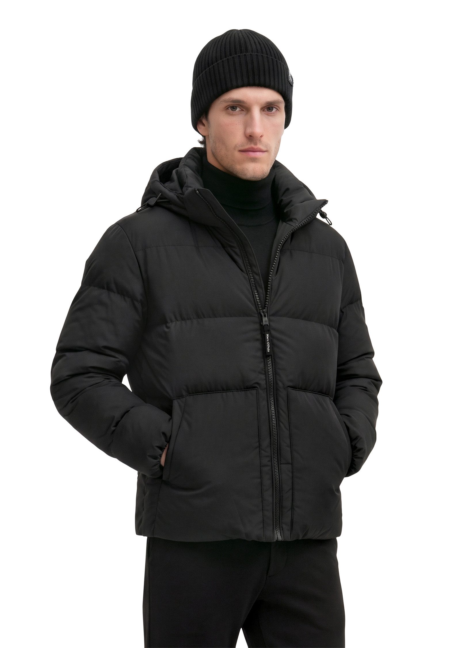 Marc O'Polo Daunenjacke mit weiten-verstellbarem Saum und abnehmbarer Lapuze