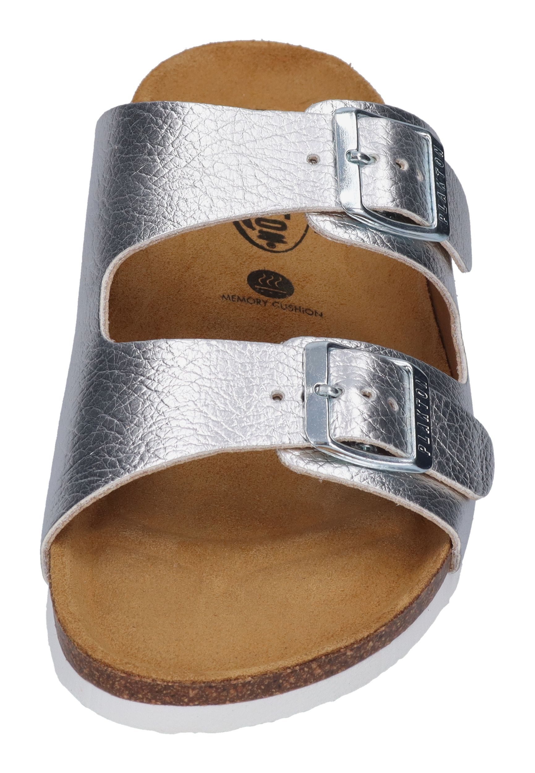 Plakton BETA 180010 Pantolette Plata