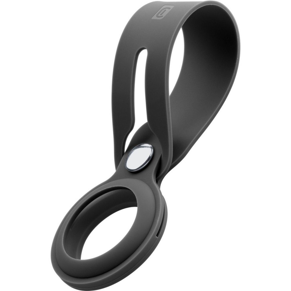 Cellularline Schlüsselanhänger Loop Apple schwarz AirTag - - Schlüsselanhänger