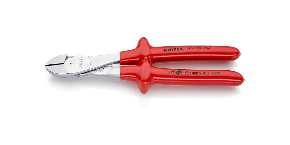 Knipex Seitenschneider Kraftseitenschneider Länge 250 mm VDE Form 0 tauchisoliert | Zangen