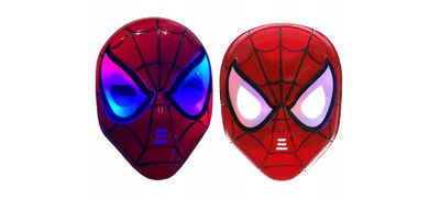 Festivalartikel Verkleidungsmaske Spider-Man LED Maske Marvel, Leuchtende Augen, Ideal für Partys, (1-tlg)