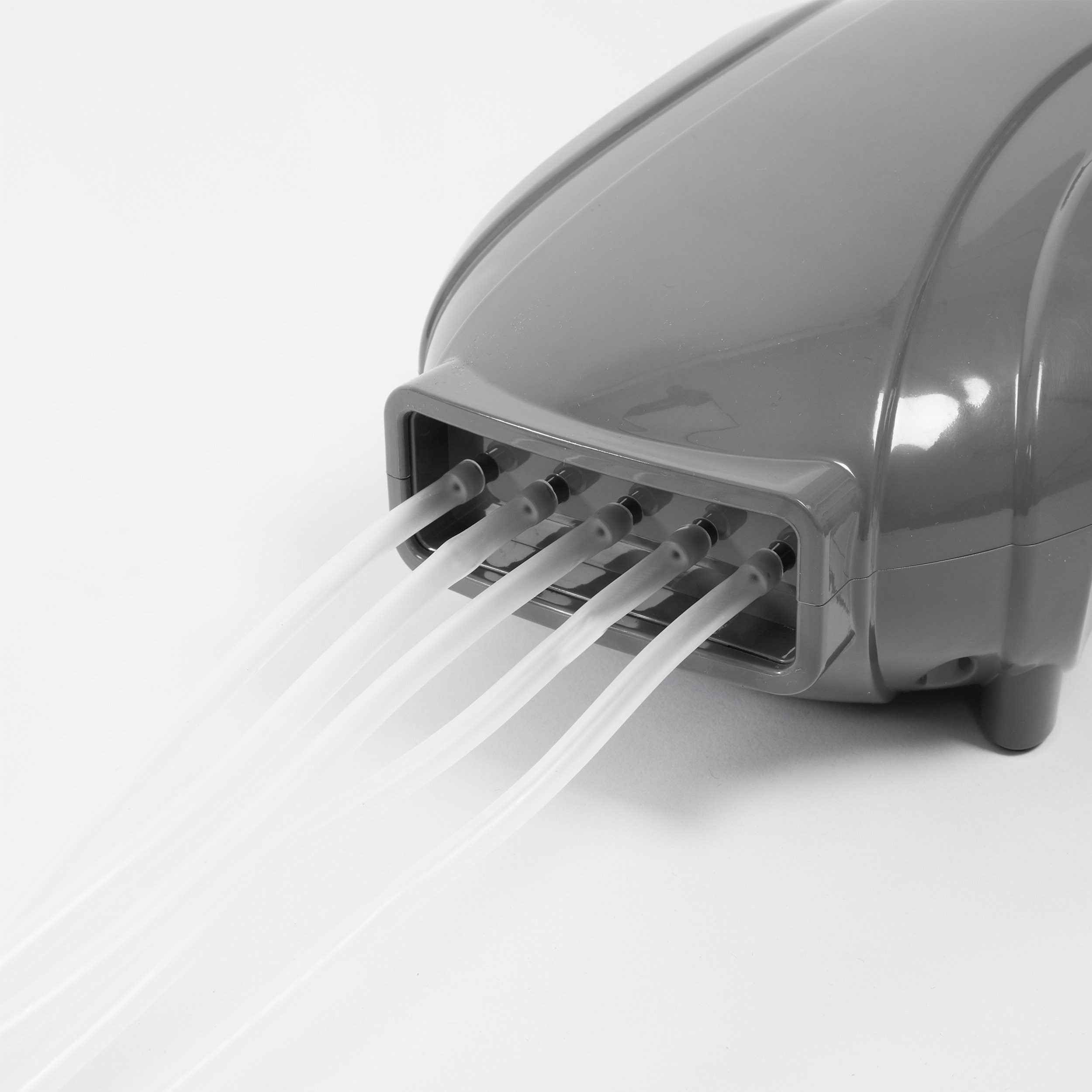 esotec Teichbelüfter 25/600 Solar Belüfterpumpen-Set 5 Ausgänge 12,8V/DC 600l/h Akku 101877, 600 l/h