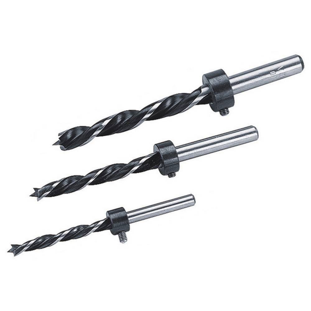 Wolfcraft Holzbohrer 3 Dübelbohrer mit Tiefenstop ø6.8,1mm 2730000, Tiefenstopp