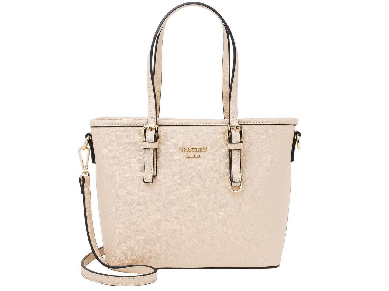 Princely London Handtasche Beverly Small - Handtasche - Kleine Shopper-Tasche mit Schultergurt