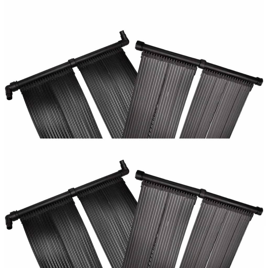 vidaXL Pool-Wärmepumpe 80 x 620 cm Solar-Panel für Poolheizung 4 Stk 80x620 cm Solar Poolheiz