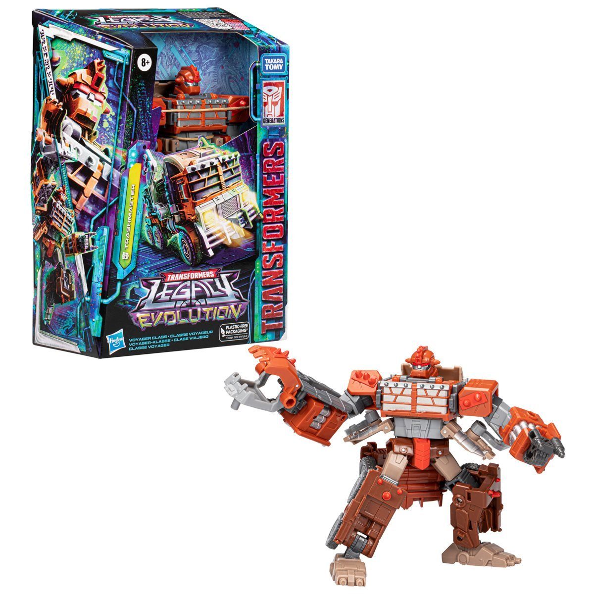 Actionfigur Transformers Toys Legacy Evolution Voyager Trashmaster Actionfigur