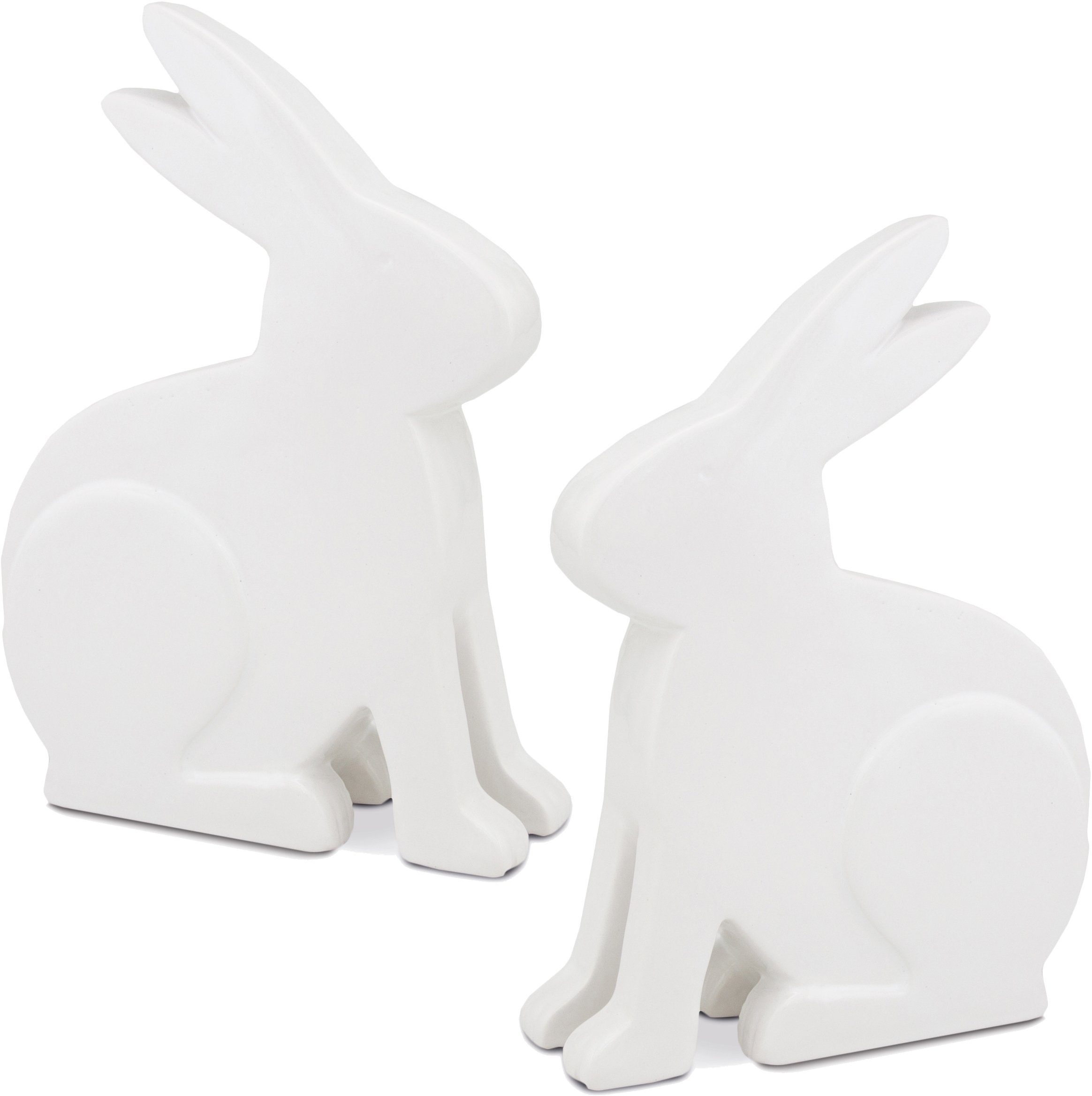 RIFFELMACHER & WEINBERGER Osterhase (Set, 2 St), aus Dolomit, sitzend, Höhe ca. 19,5 cm