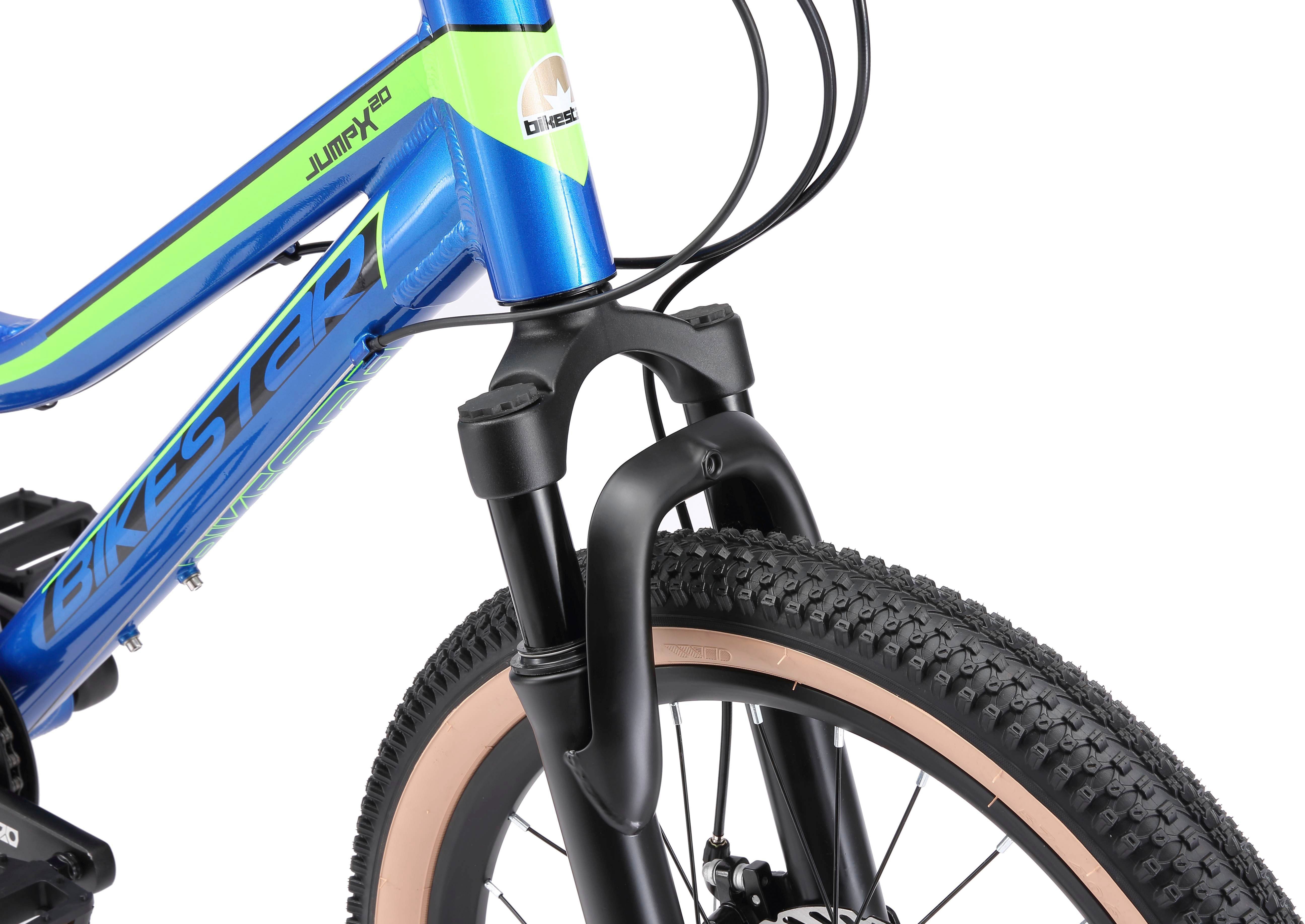 Bikestar Jugendfahrrad, 7 Gang Shimano RD-TY300 Schaltwerk, Kettenschaltung