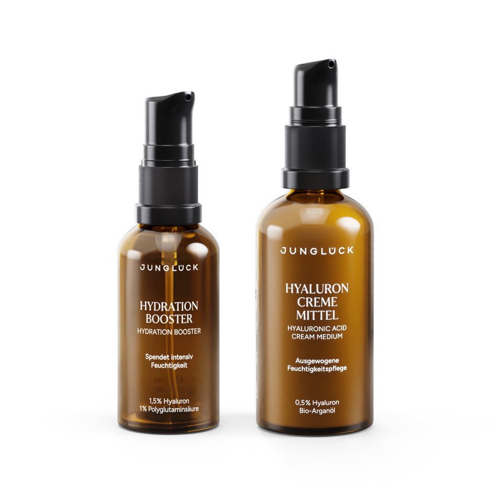 JUNGLÜCK Hautpflege-Set Intense Hydration Kombi, 1-tlg., Sorgt für intensive Feuchtigkeit & pflegt ausgewogen