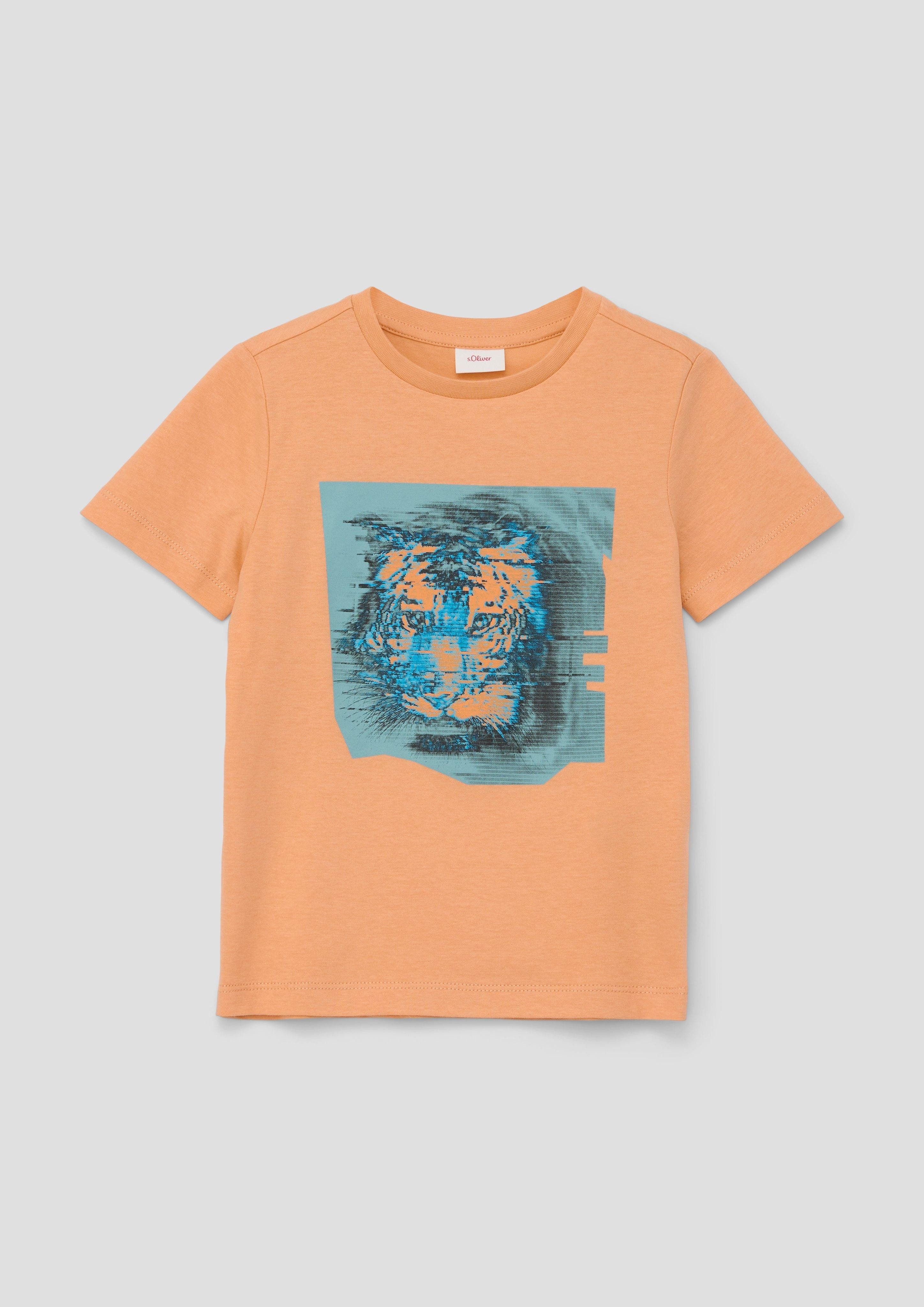 Kurzarmshirt T-Shirt mit Frontprint