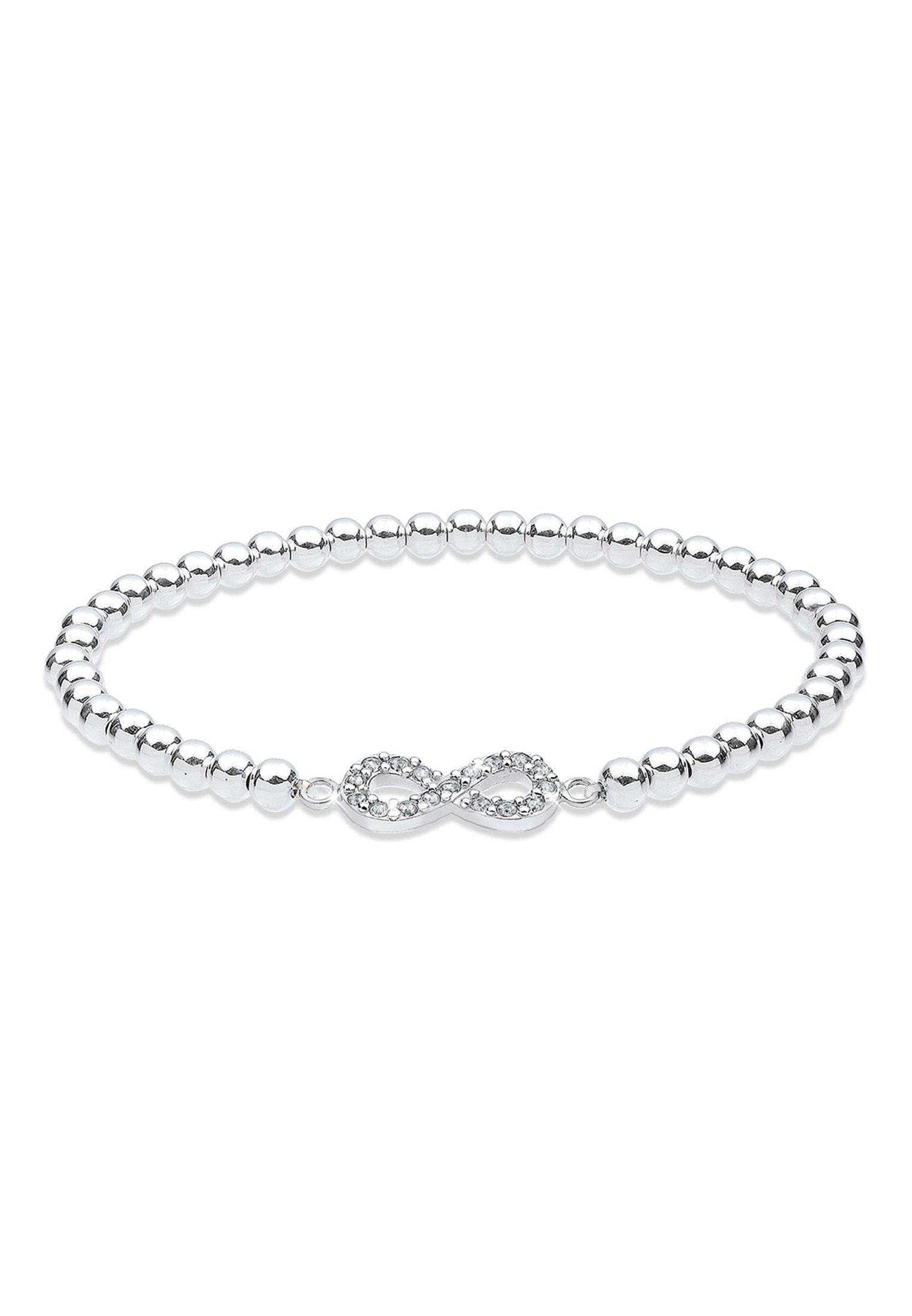 Kristalle Silber Weiß Armband 925 Elli Infinity