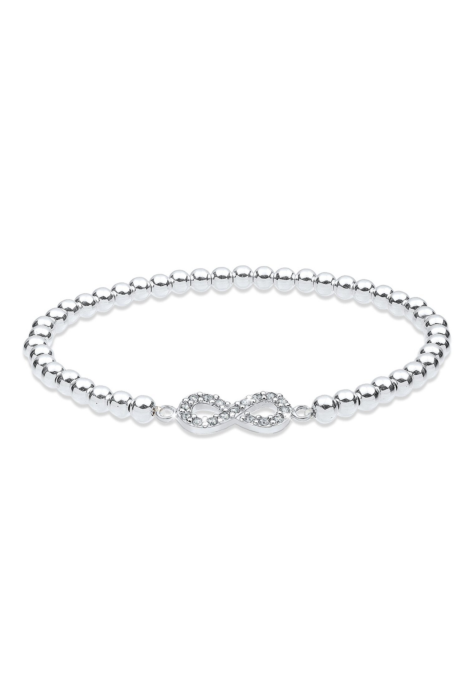 Elli Armband Infinity Glas Kristalle Weiß günstig online kaufen