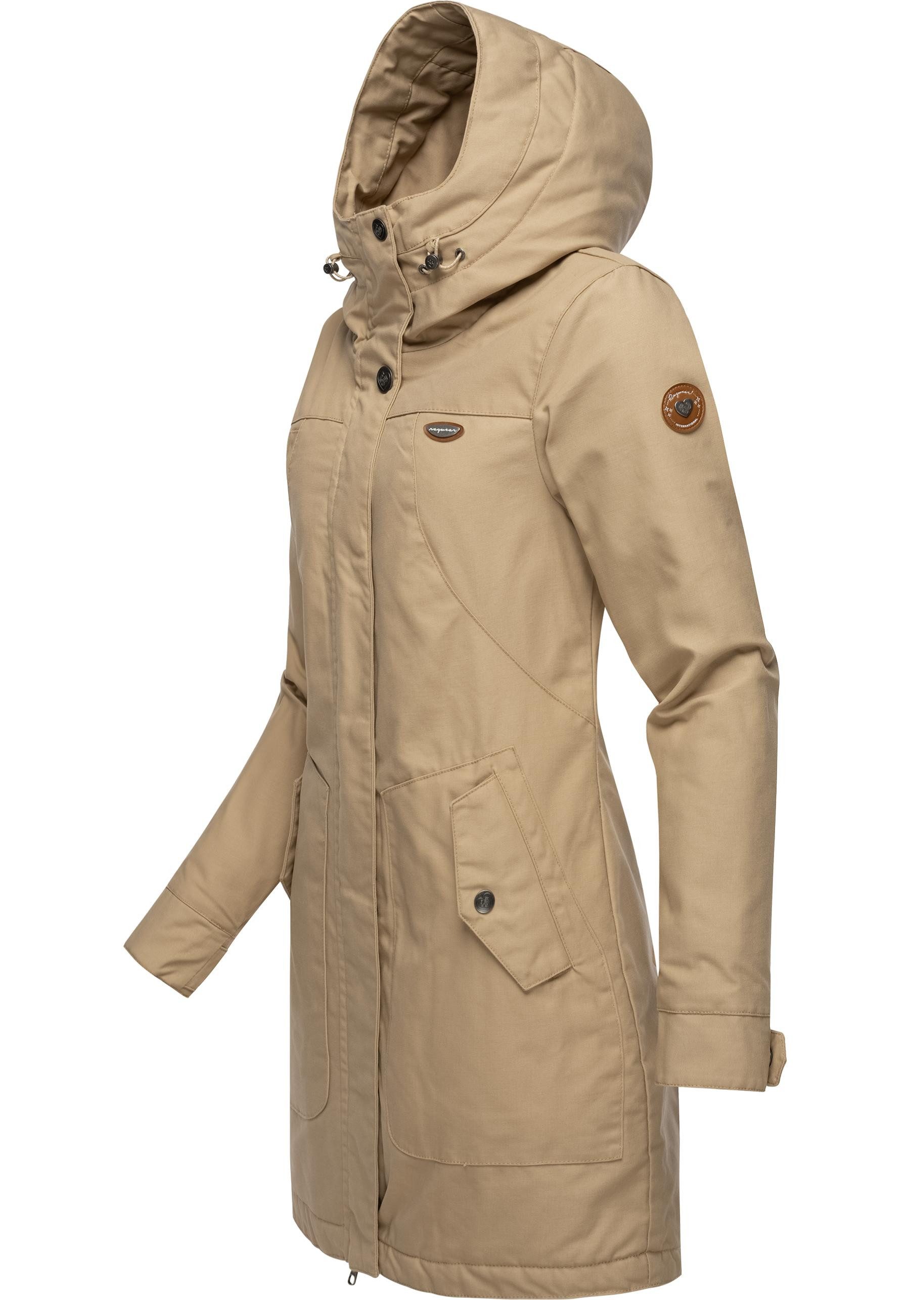 Ragwear Wintermantel Jannisa stylischer Damen Winterparka mit Kapuze – Bild 2 von 5