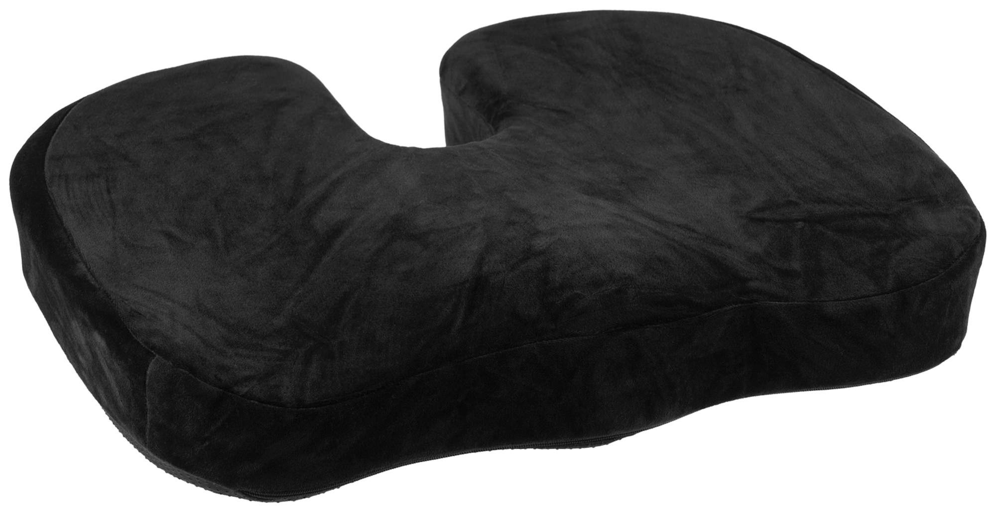 furnicato Sitzkissen Ergonomisches 46x36x7 cm schwarz