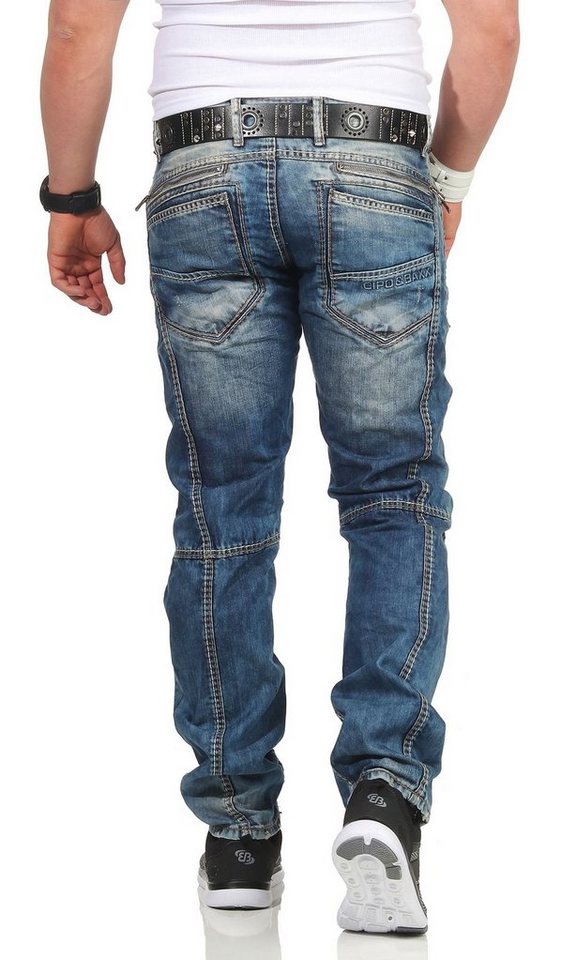 Y.TWO Designer Herren Jeans Hose Stretch Regular Slim Fit W30 Jeanshose NEU T437