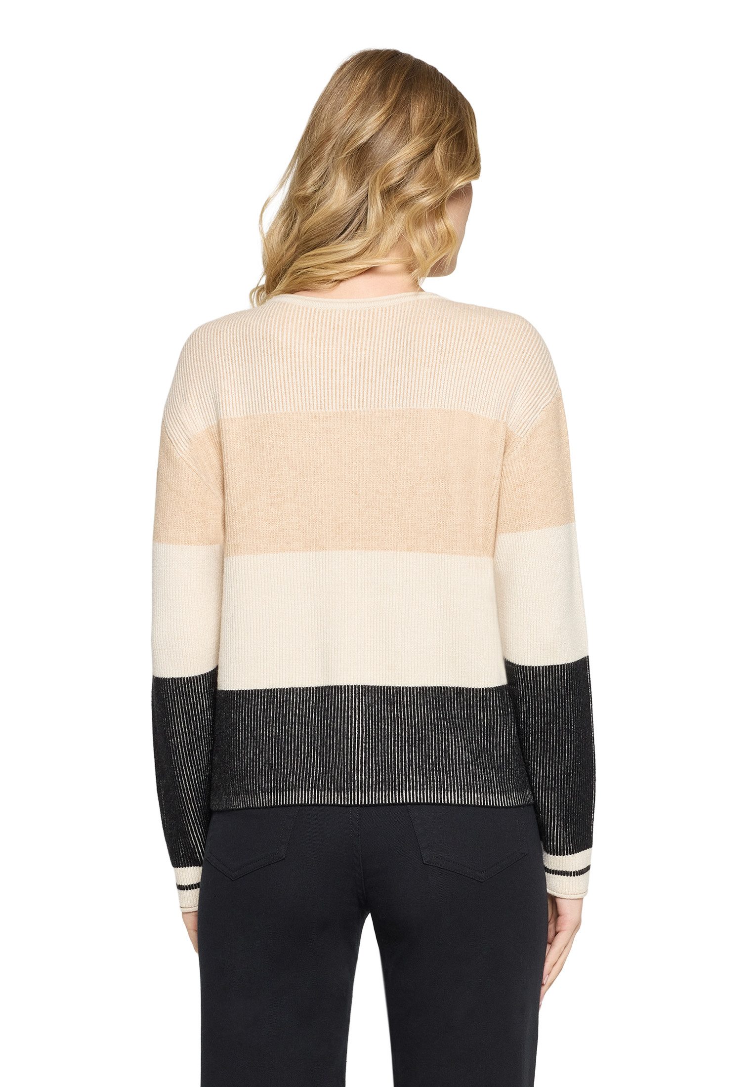Betty Barclay Strickpullover Damen mit Rippenstruktur (1-tlg)