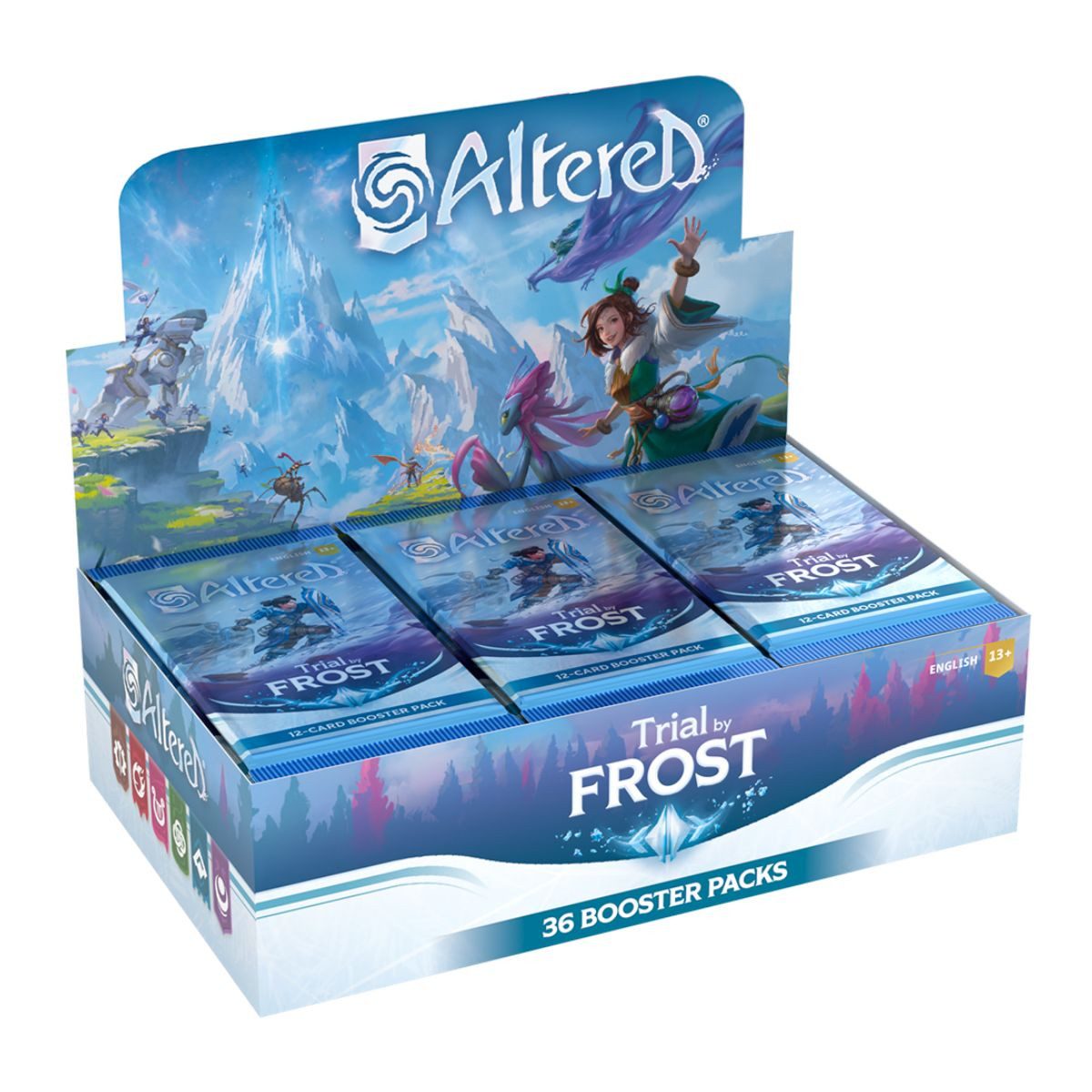 Altered TCG Sammelkarte Altered - Trial by Frost Booster Display (36 Packs) - EN