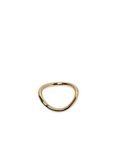 Esprit Fingerring Goldfarbener Wellen-Ring