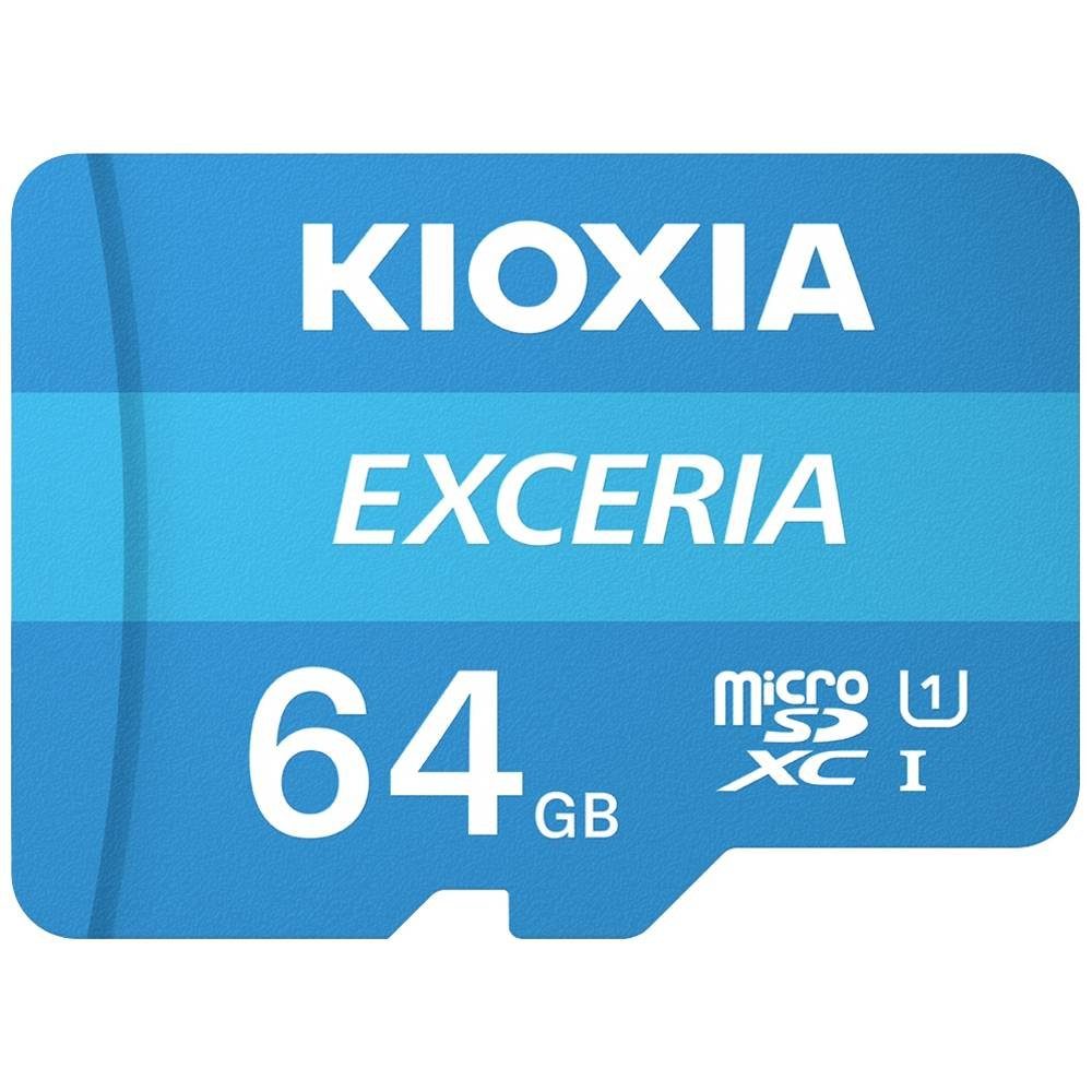 KIOXIA microSDXC-Karte LMEX1L064GG2 Speicherkarte (stoßsicher, Wasserdicht)