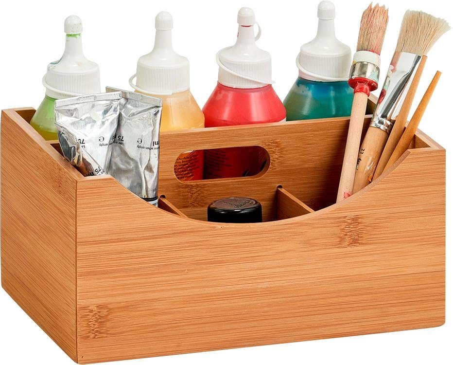 Zeller Present Aufbewahrungsbox, Bambus, praktischer Griff günstig online kaufen