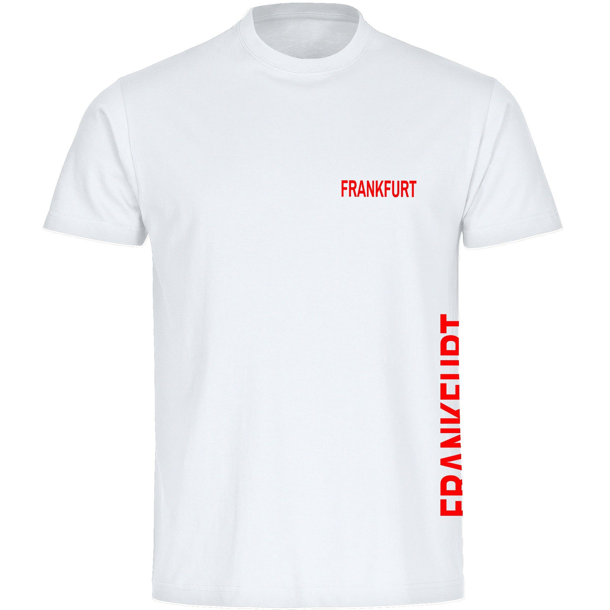 multifanshop T-Shirt Herren Frankfurt - Brust günstig online kaufen