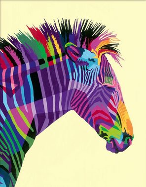 Ravensburger Malen nach Zahlen CreArt, Funky Zebra, Made in Europe; FSC®- schützt Wald - weltweit