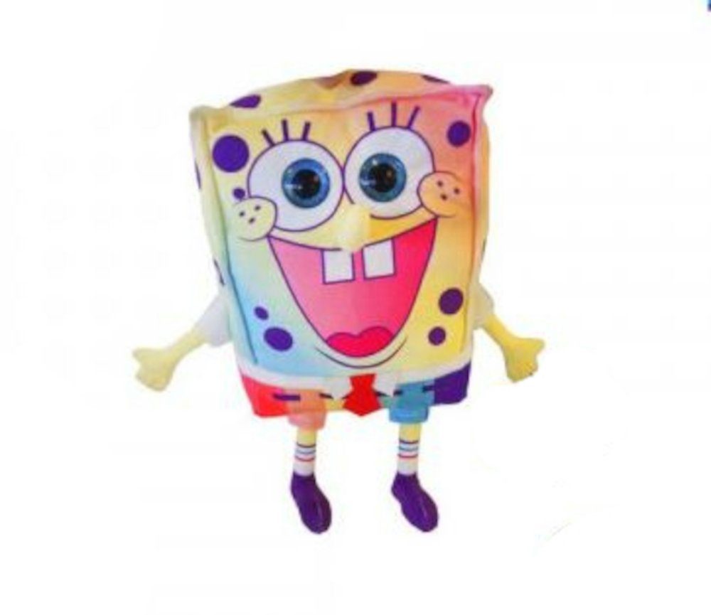 Tinisu Kuscheltier Spongebob Kuscheltier - 30 cm Plüschtier Stofftier Schwammkopf Rainbow