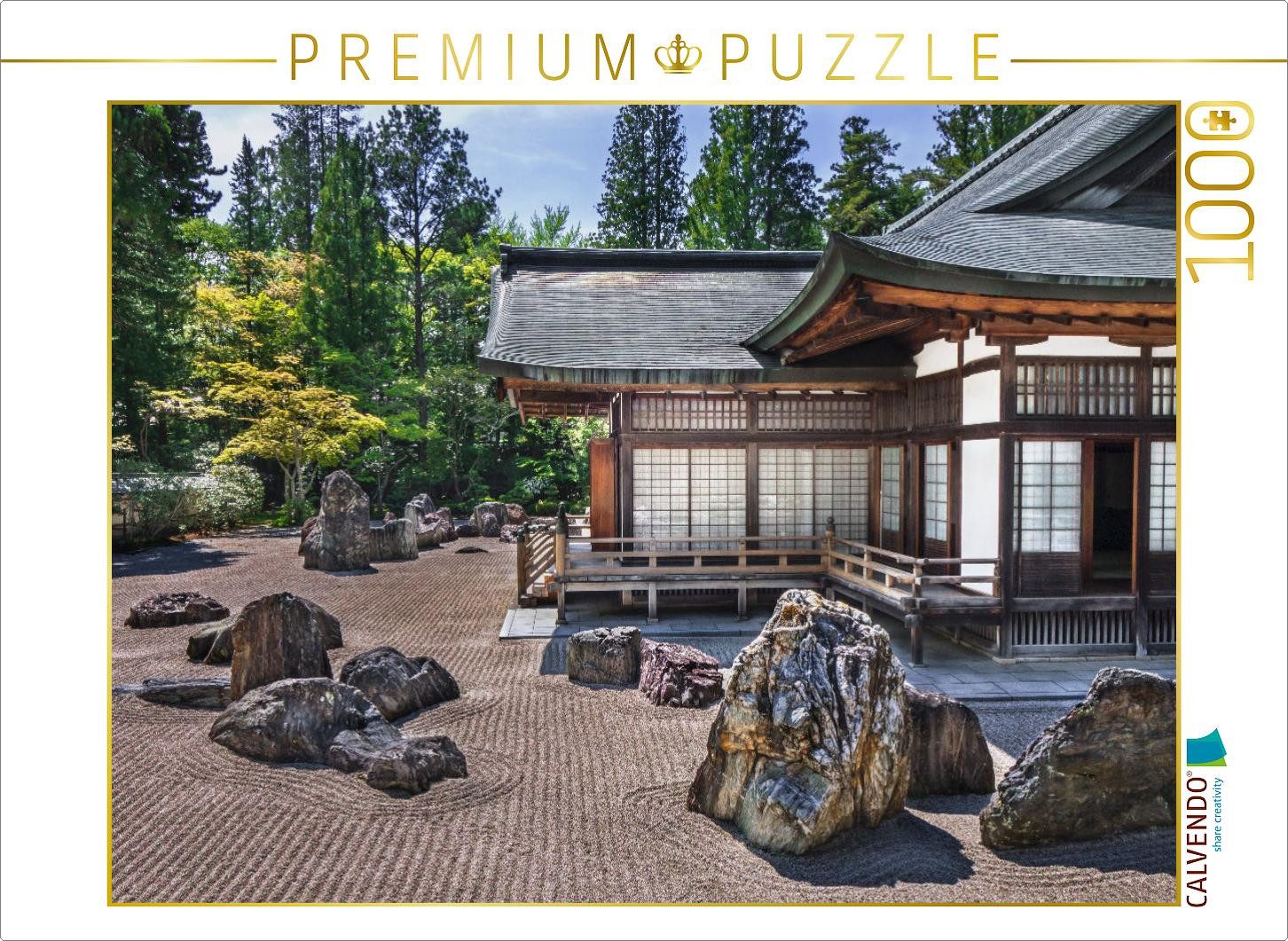 CALVENDO Puzzle CALVENDO Puzzle Zengarten, Kongobuji, 1000 Teile Lege-Größe 64x48cm F, 1000 Puzzleteile