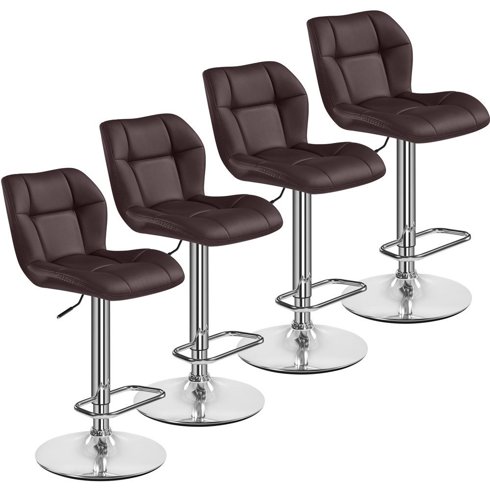 Yaheetech Barhocker 360° Drehbare Hocker mit Fußstütze (4 St), 1/2/4/6er-Se günstig online kaufen