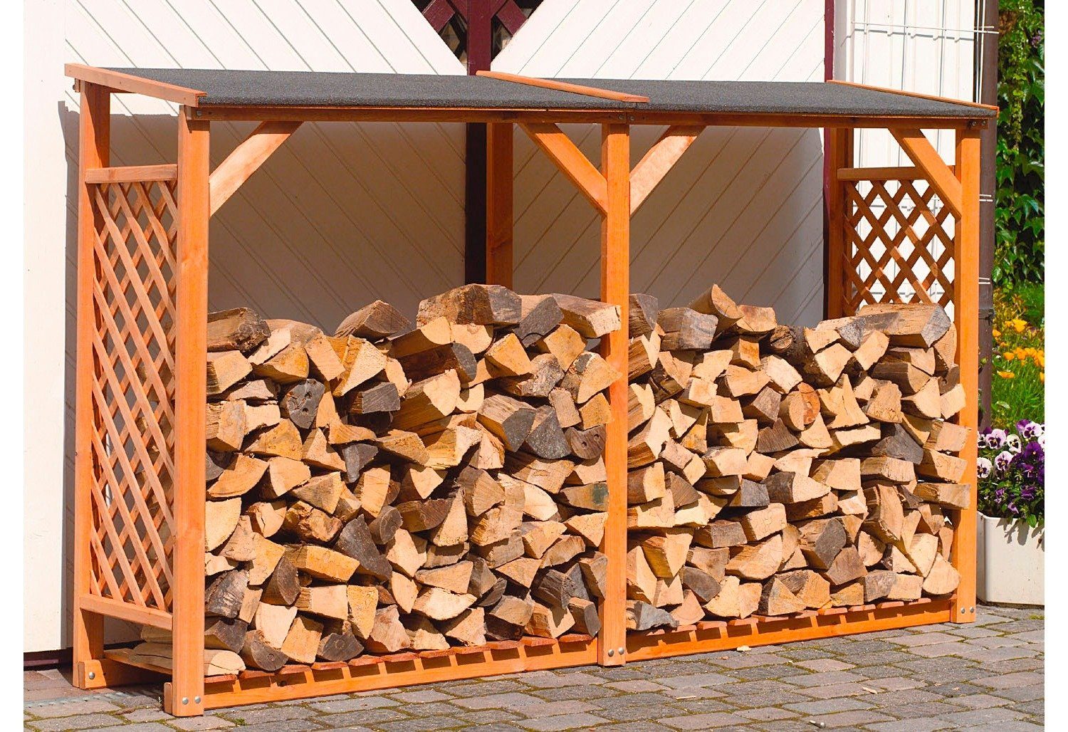 promadino Kaminholzregal-Erweiterung Speyer, BxTxH:118,5x68x148 cm