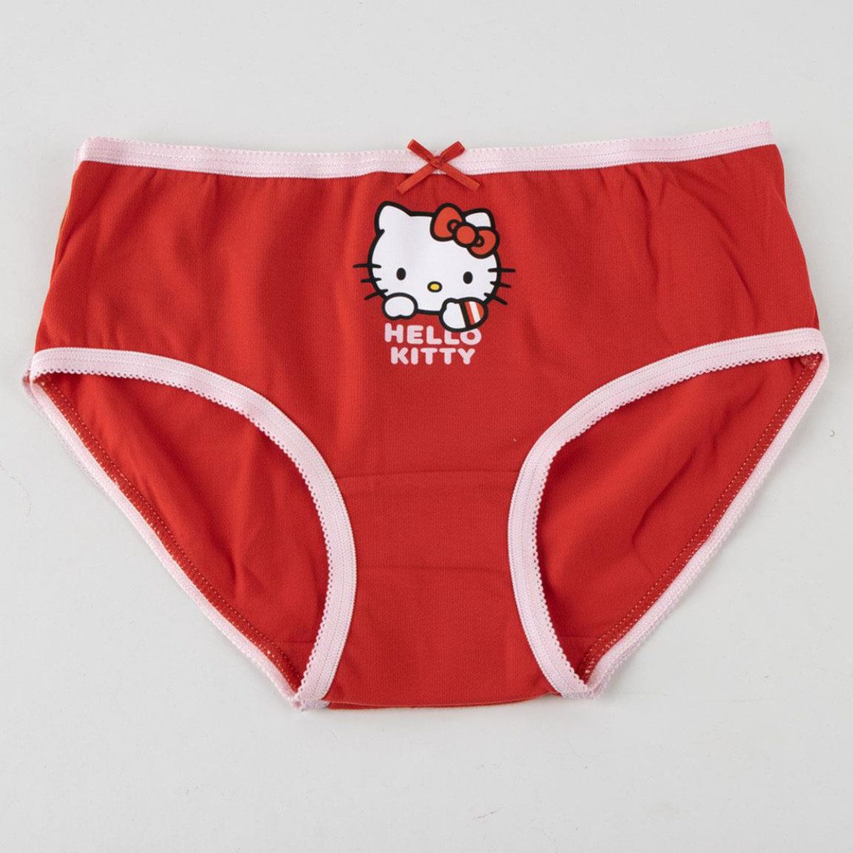Hello Kitty Slip Kinder 5'Er Unterwäsche Set Mädchen 100% Baumwolle (5-St) – Bild 2 von 5