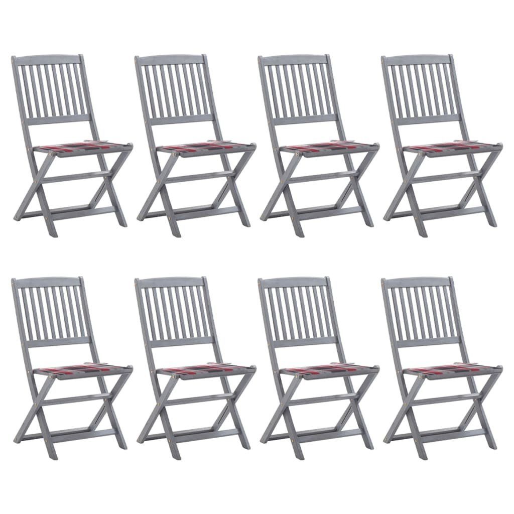 vidaXL Gartenstuhl Klappbare Gartenstühle 8 Stk. günstig online kaufen