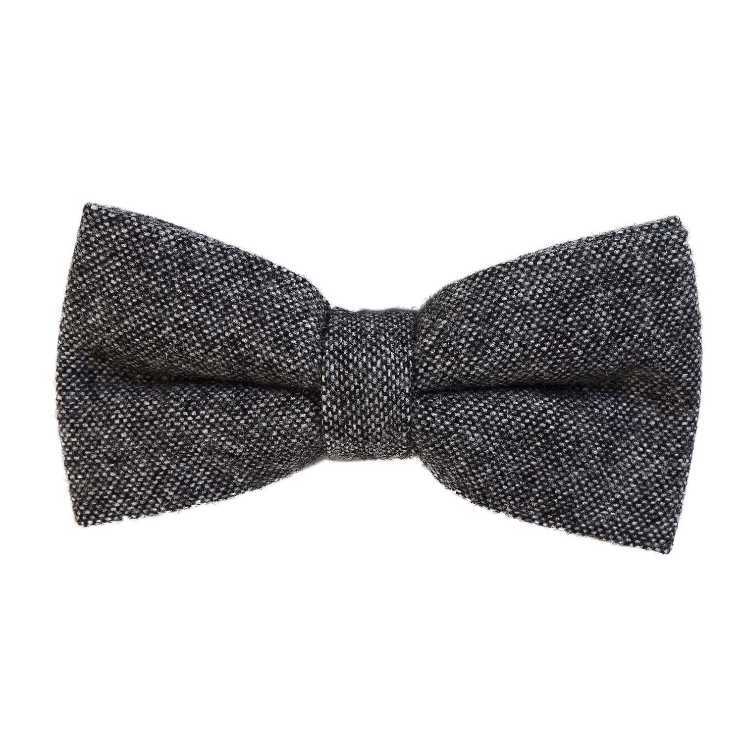 DonDon Fliege DonDon Herren Fliege 12 x 6 cm Baumwolle (Packung, 1-St) bereits gebunden, verstellbar, Tweedlook