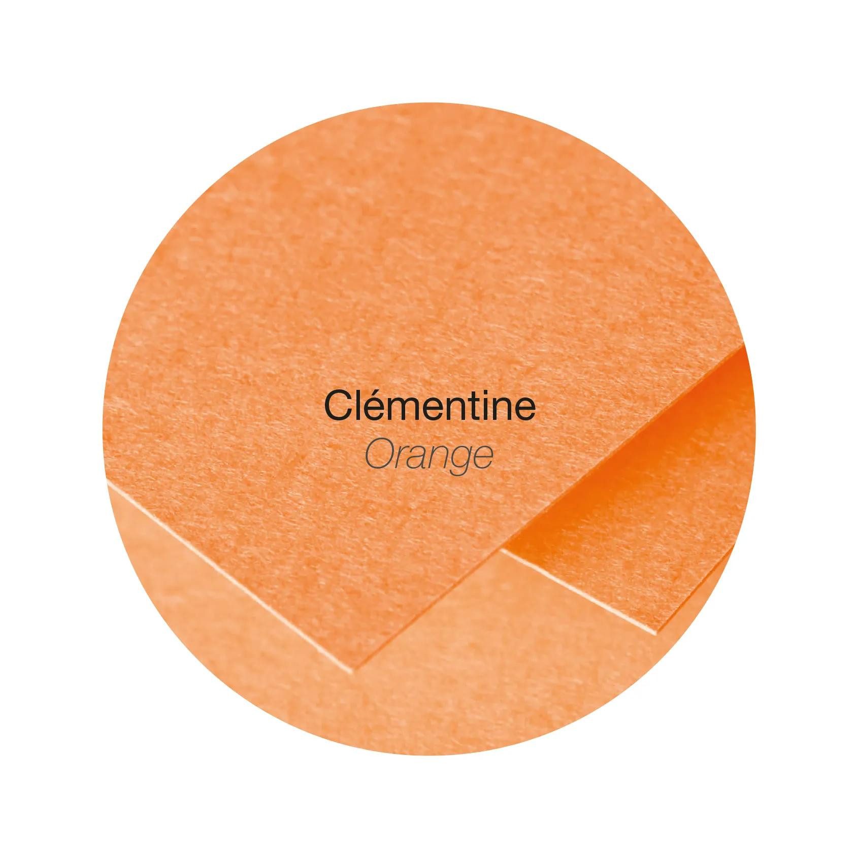 CLAIREFONTAINE Briefumschlag 10x Packung mit 25 Blatt A4 210x297 210g/m2 - Clementine 24208C, Bogen