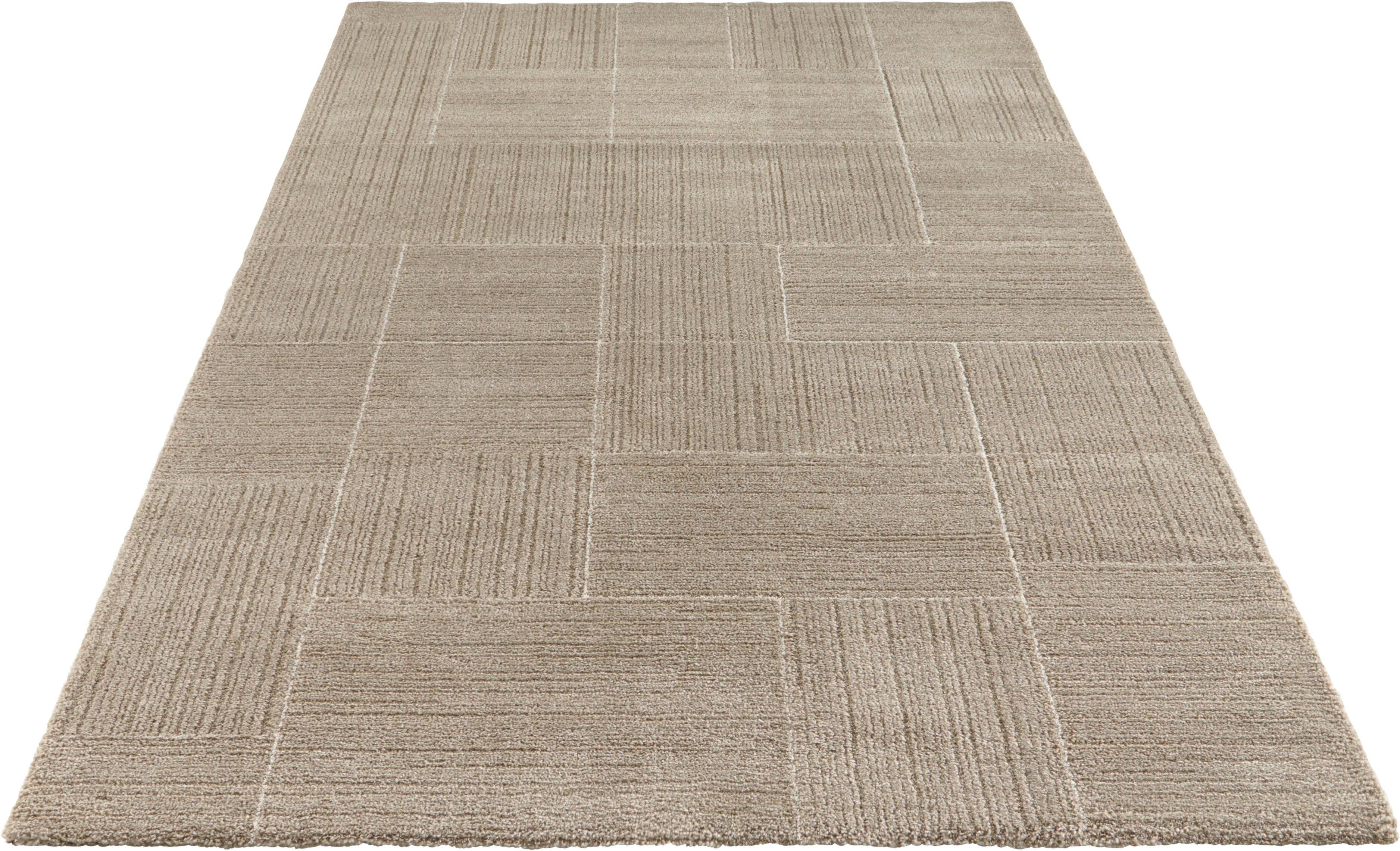 ELLE DECORATION Teppich Castres, rechteckig, Höhe: 14 mm, Shaggy, Weich, Flauschig, Skandi-Look, Wohnzimmer, Schlafzimmer