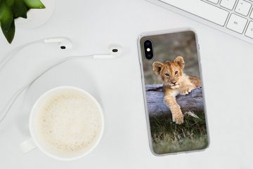 MuchoWow Handyhülle Jungtier - Tier - Natur, Handyhülle Apple iPhone Xs, Smartphone-Bumper, Print, Handy