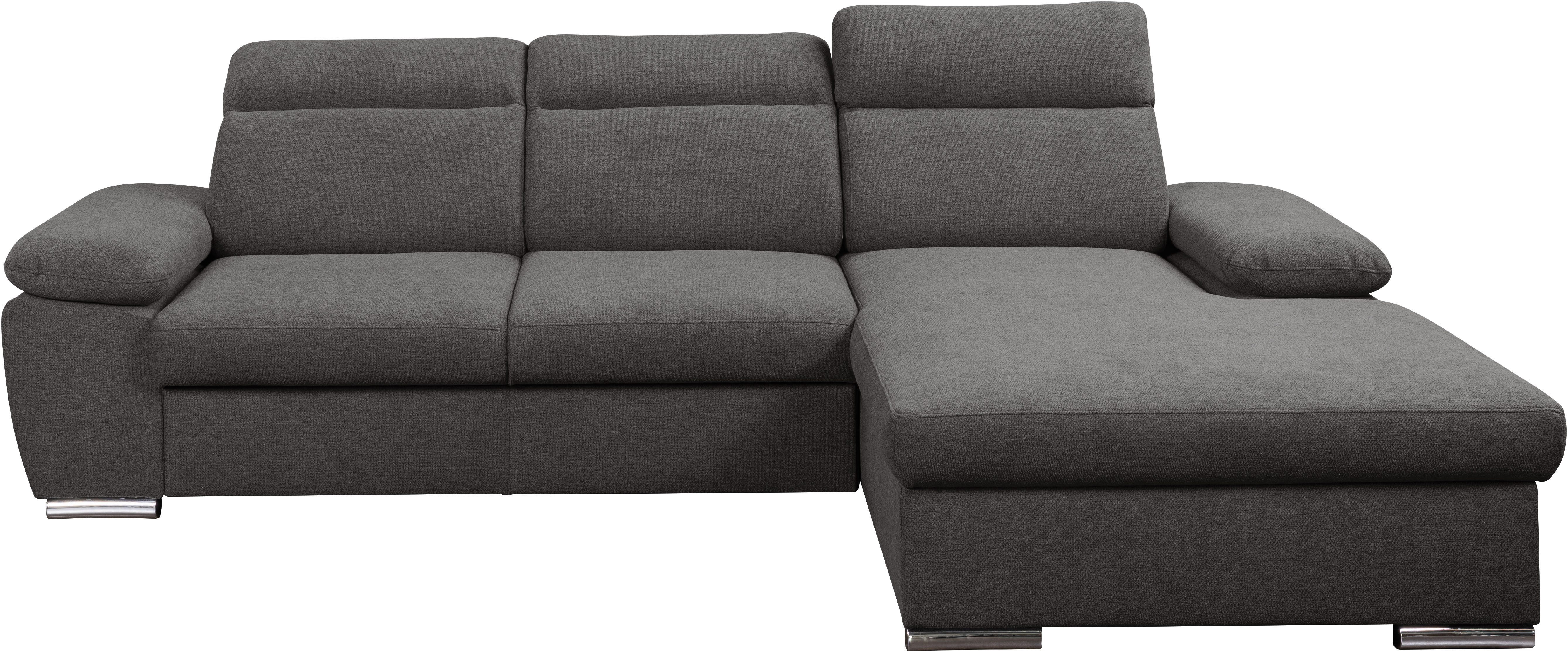 WERK2 Ecksofa Palma modernes Schlafsofa mit Bettkasten, L-Form, B/T 282/185 günstig online kaufen