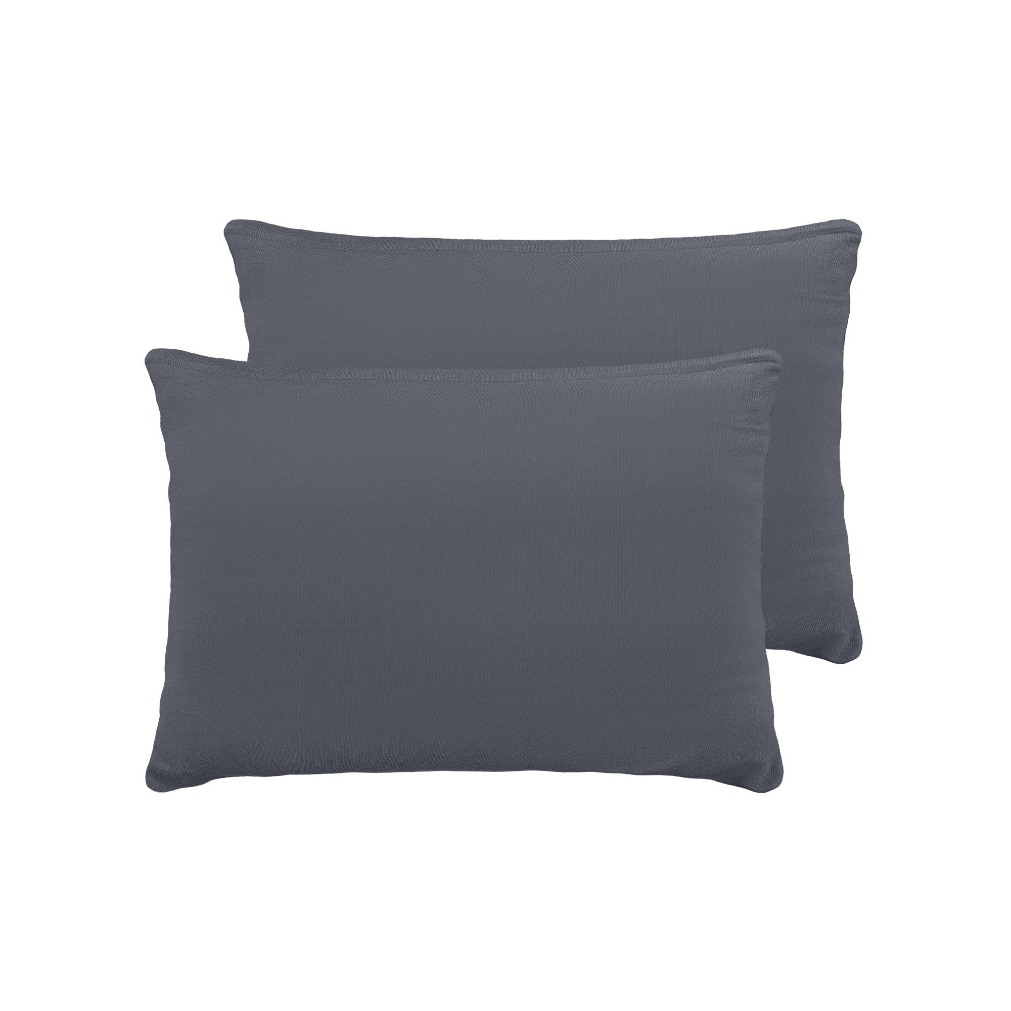 BRB HOME Kissenbezüge Kissenhülle Kopfissenbezug Couchkissen Dekokissen Sofakissen, (2 Stück), 50x70 cm, 100% Baumwolle, 165 g/m², Jersey, weich, Pflegeleicht