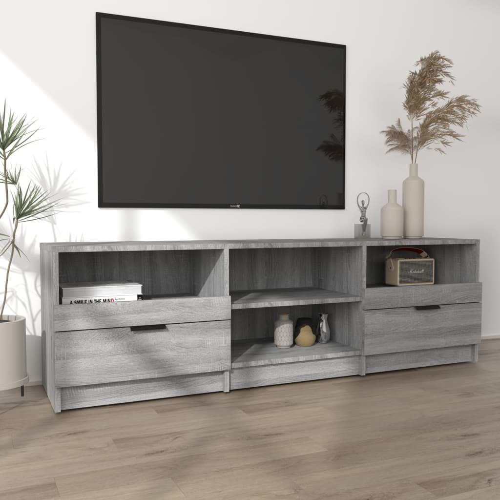 150x33,5x45 TV-Schrank Sonoma Grau cm furnicato Holzwerkstoff