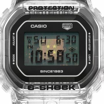 CASIO G-SHOCK Quarzuhr G-Shock Digitaluhr 40th Anniversary Clear Remix