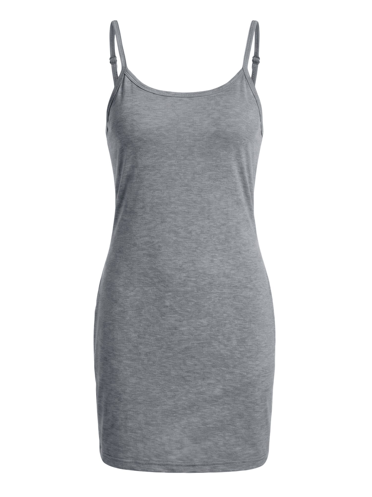 Imily Bela Trägerkleid Damen mit verstellbaren Spaghettiträgern ärmellos Basic Rückenfrei (Packung, 1-tlg., 1per-Pack) in Unifarbe – Bild 5 von 5