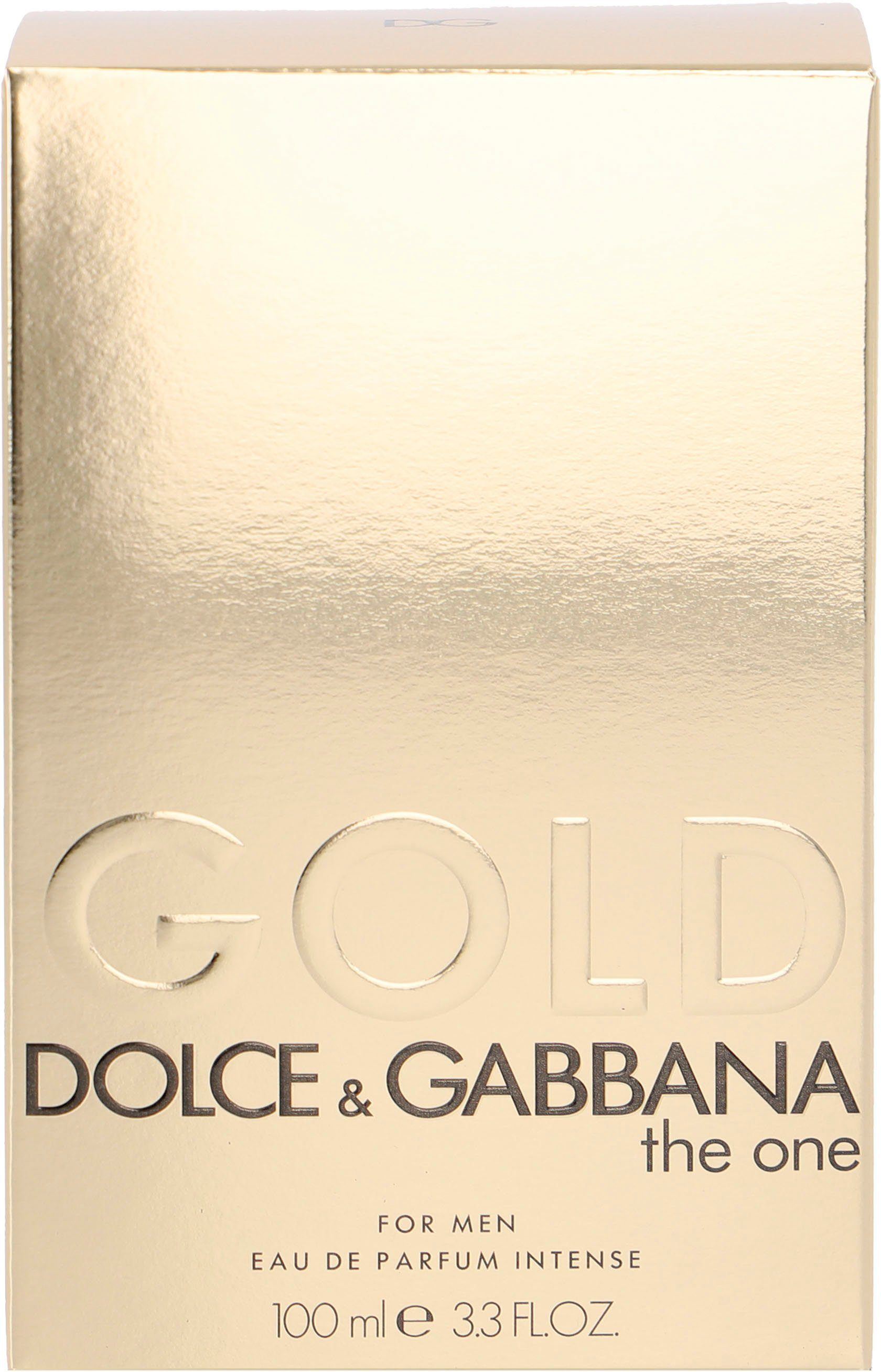 Eau Gabbana The Dolce GABBANA Gold, & Gold Dolce DOLCE One Gabbana The Men Men & & Parfum One de