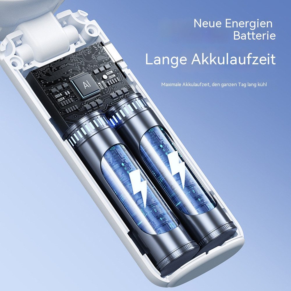 nsihing Handventilator Handventilator klappbar/wiederaufladbar mit Smartphonehalterung, Klein-Hand-Held-USB-Fan Portable Ventilatoren Kleiner – Bild 4 von 5