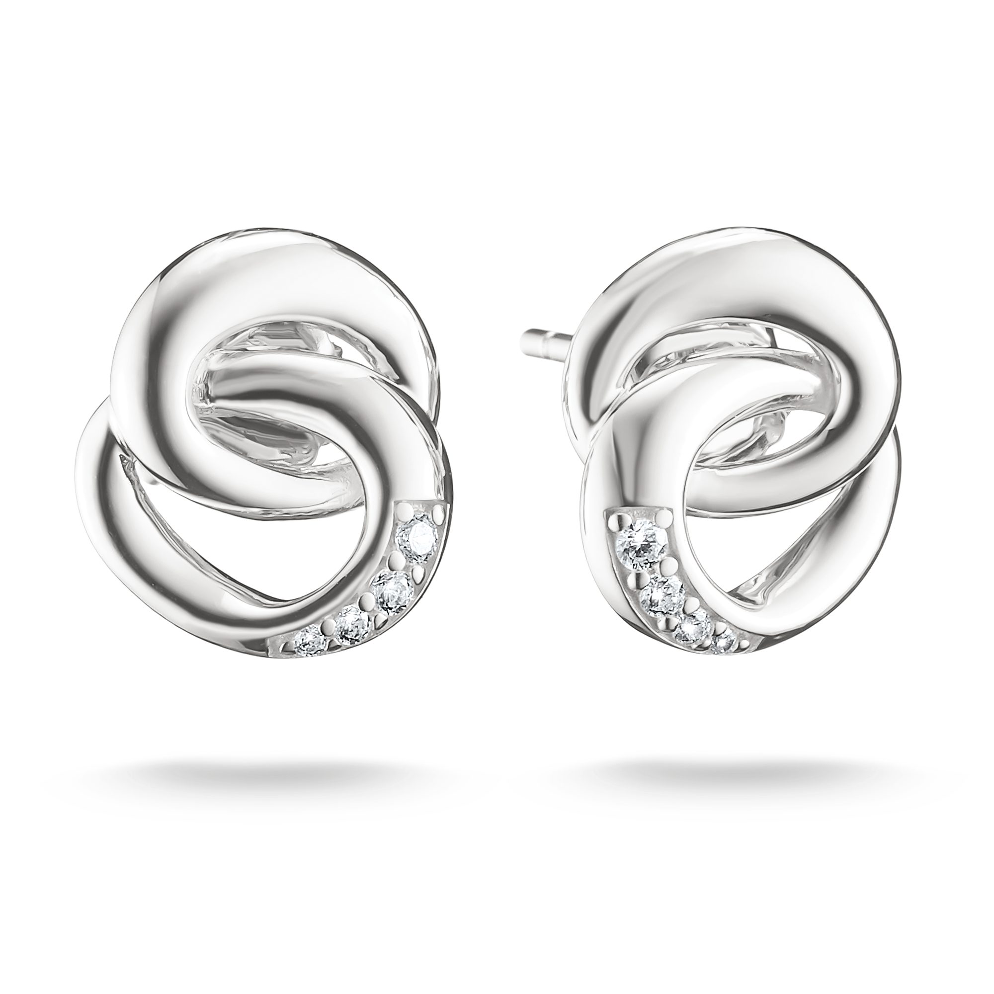 THOMAS SABO Paar Ohrstecker Together Ohrstecker silbern, mit Zirkonia (synth)