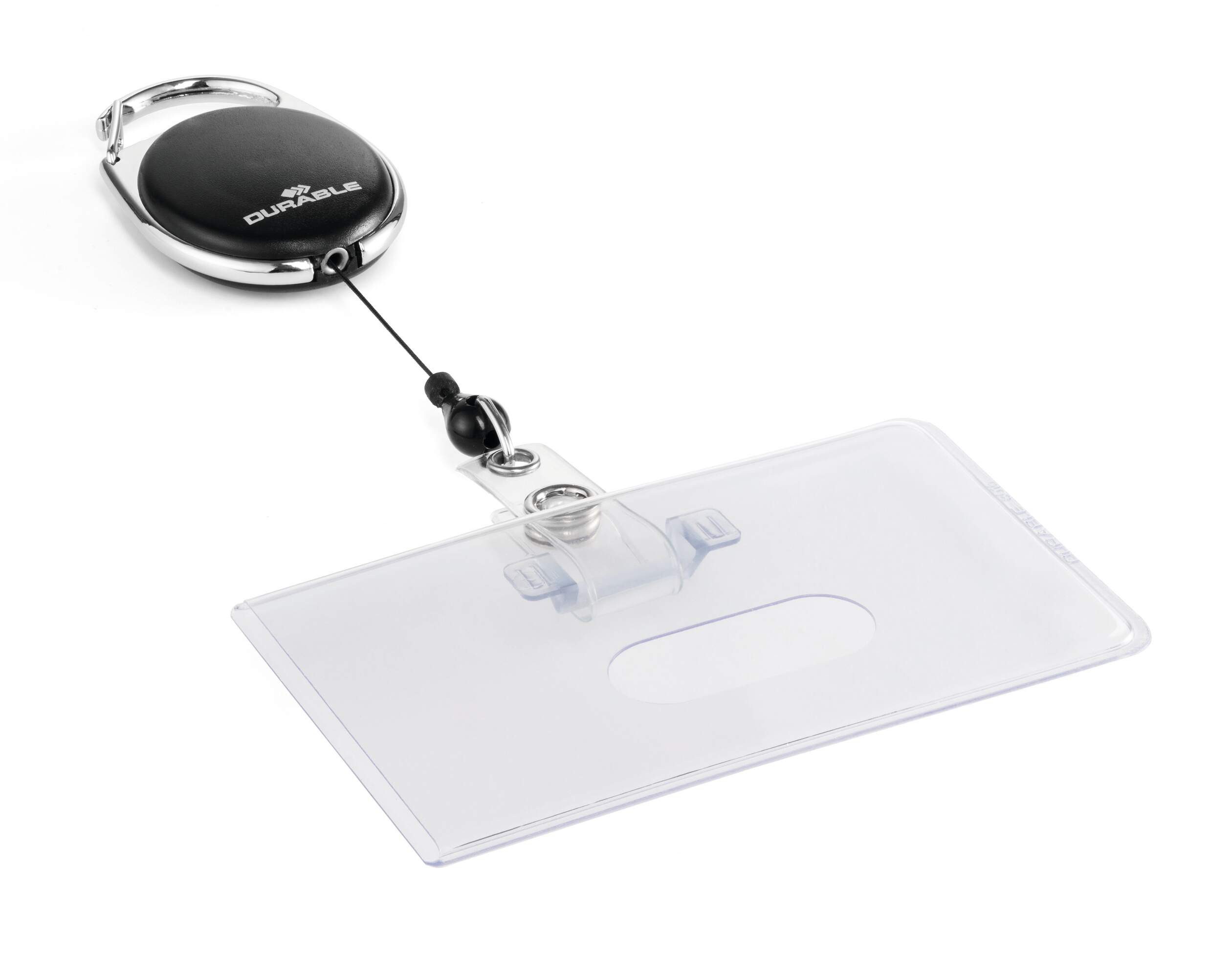 DURABLE Dokumententasche Durable Ausweishülle 54x87mm tr mit Jojo STYLE sw