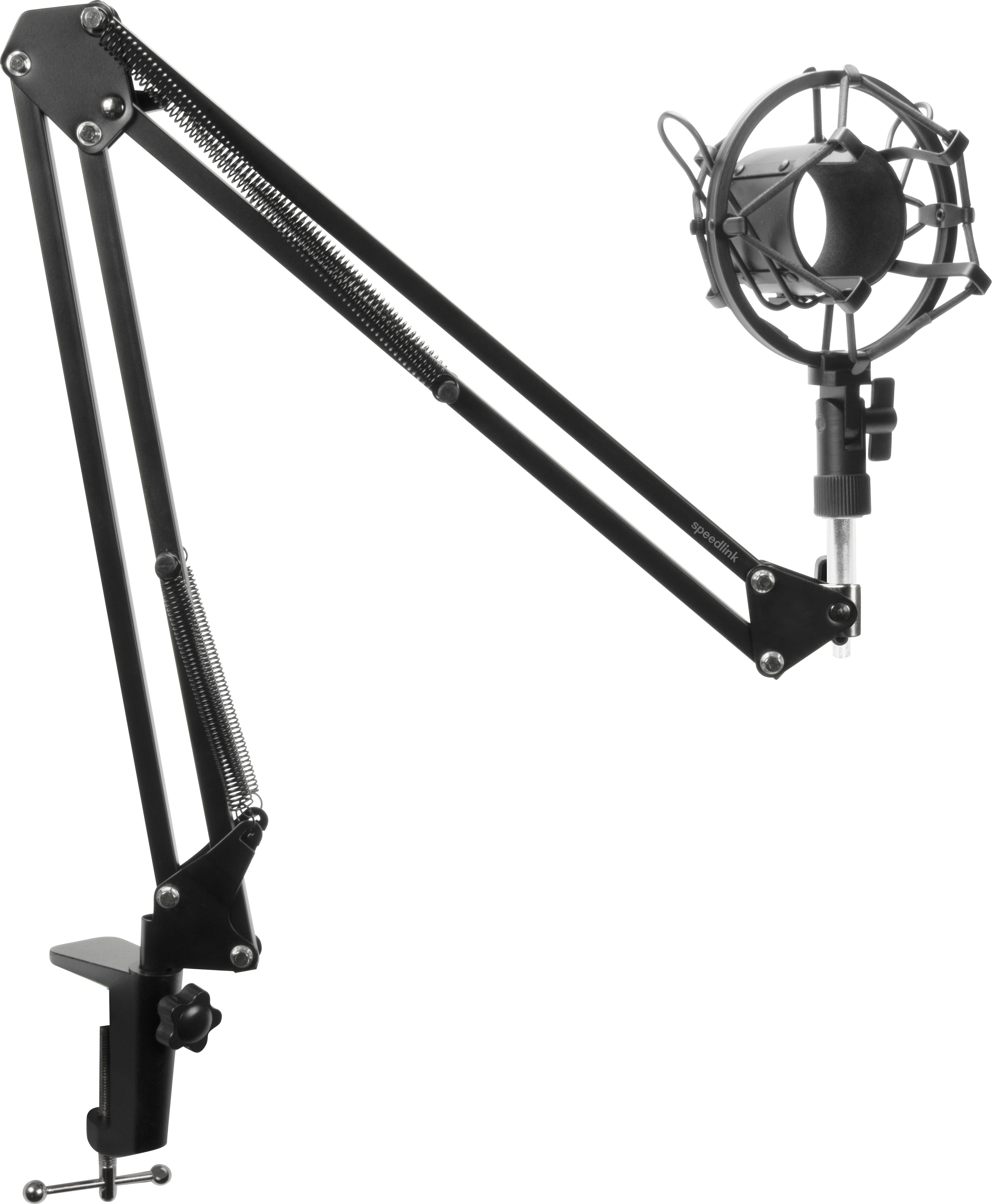 Speedlink Mikrofon VOLITY Streaming Zubehör Set, Mikrofonarm, Halterung & Pop-Filter