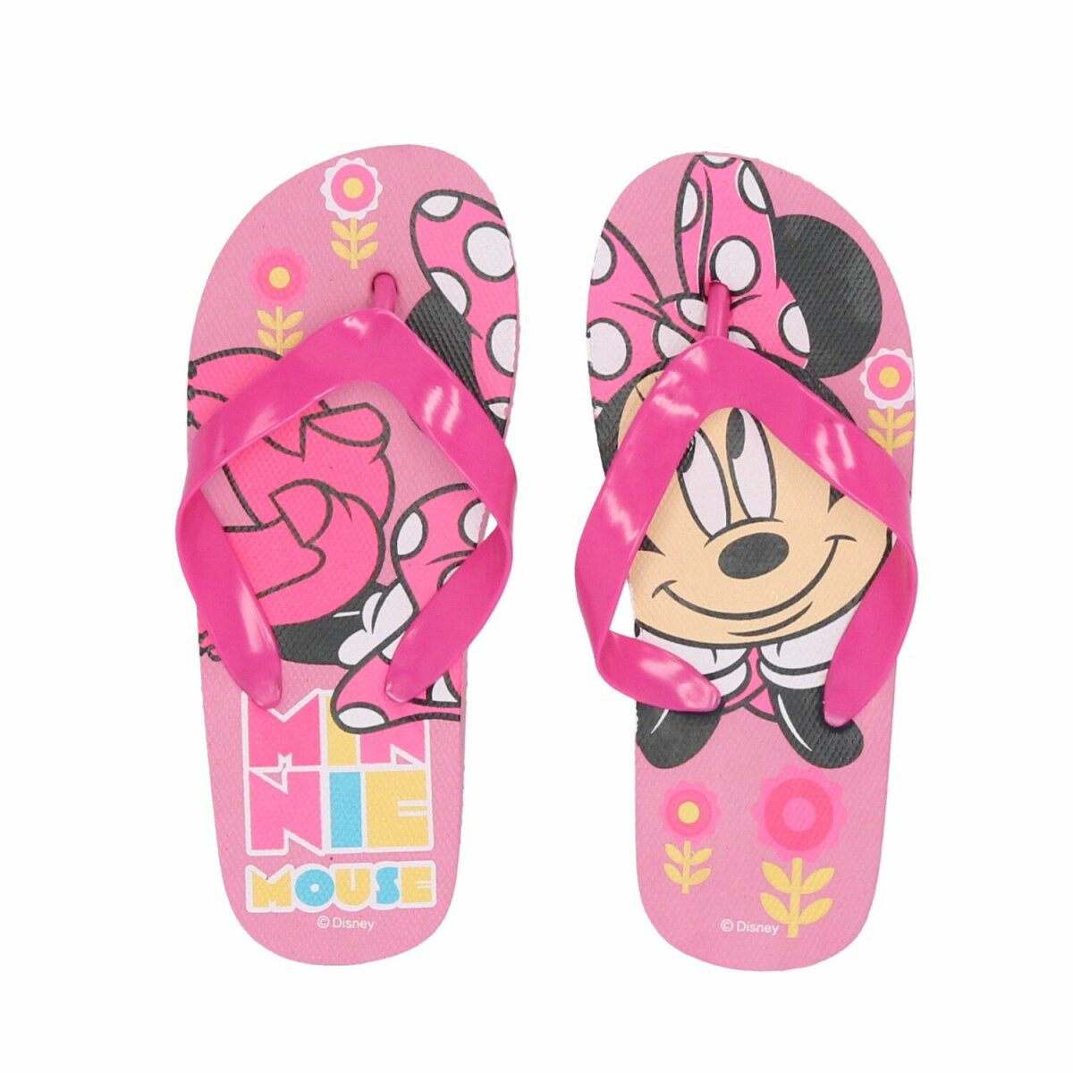 Disney Minnie Mouse Minnie Mouse Bade-Sandalen Flip-Flops Badeschlappen für Kinder Badesandale