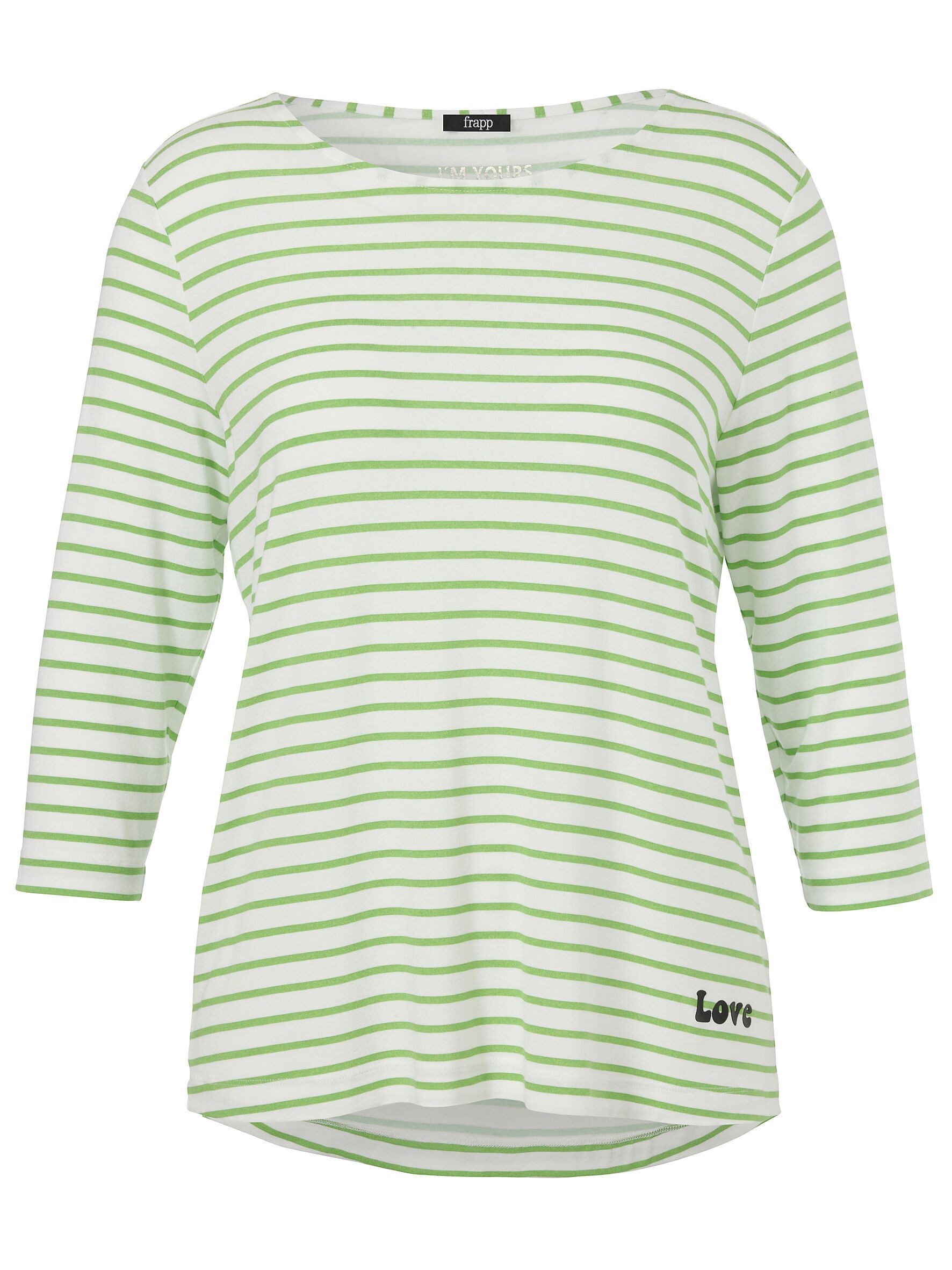 FRAPP Rundhalsshirt (1-tlg) mit Allovermuster