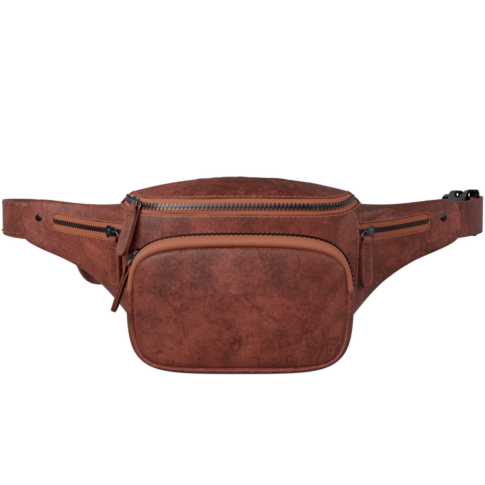 BEZLIT Henkeltasche Herren Vintage Gürteltsche aus Leder Bauch Hüft Crossbody Tasche 30654 (1-tlg), im eleganten Look