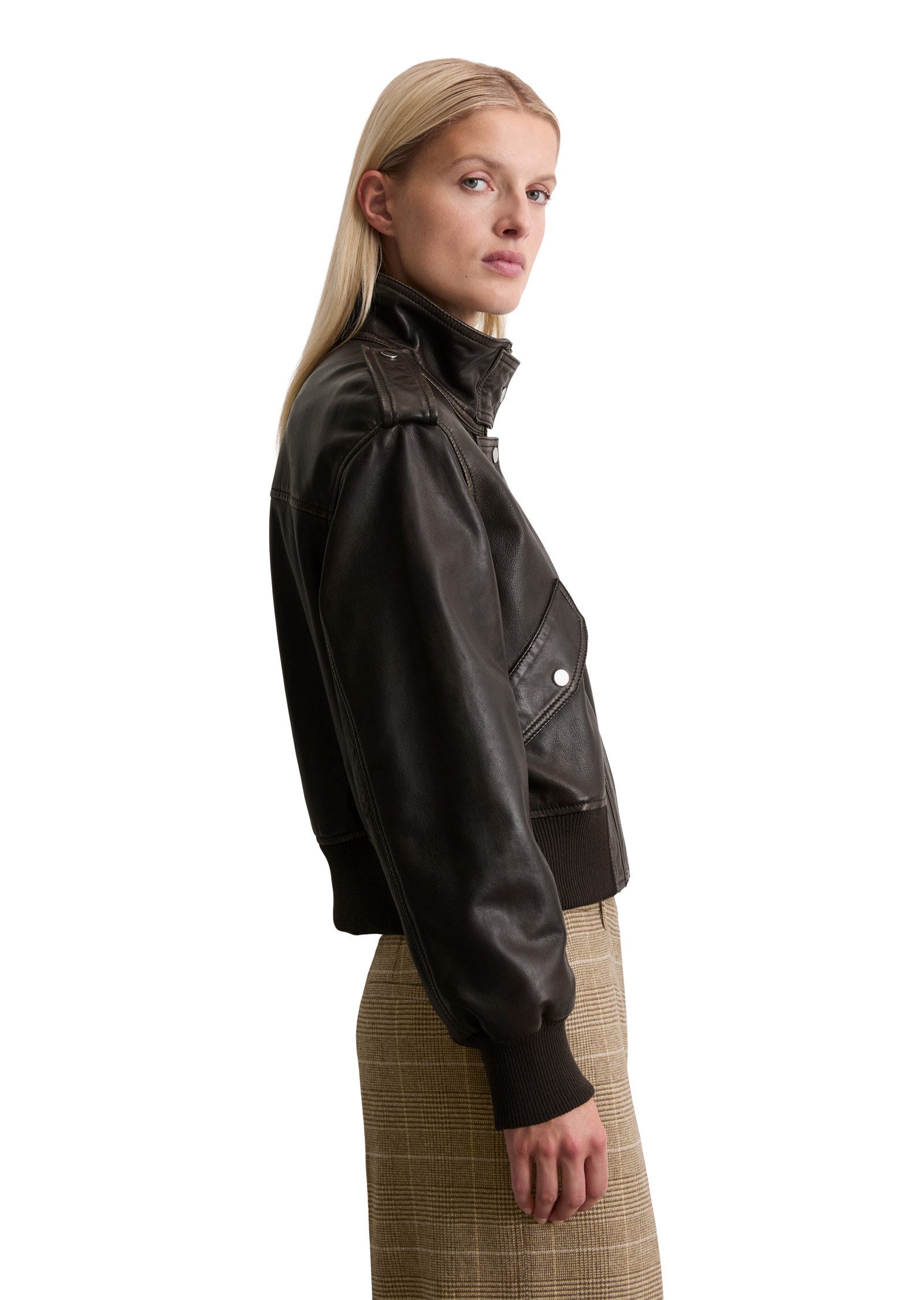 Marc O'Polo Lederjacke aus softem Lammleder günstig online kaufen